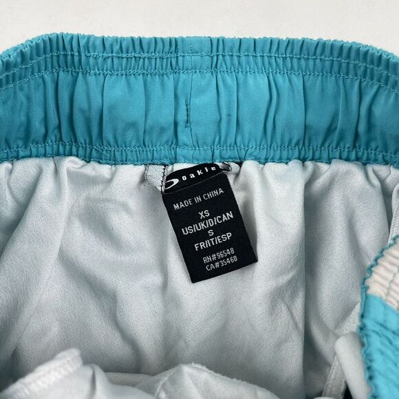 Oakley Workout Running Activewear Shorts Size XS Blue Lined Stretch - Picture 3 of 6